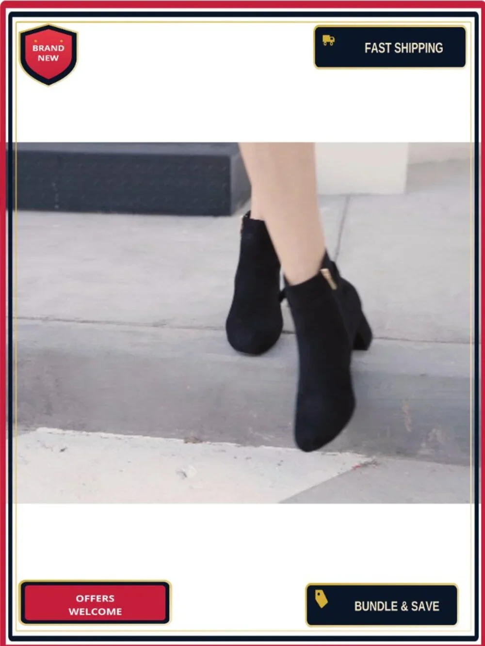 N/A chic ankle